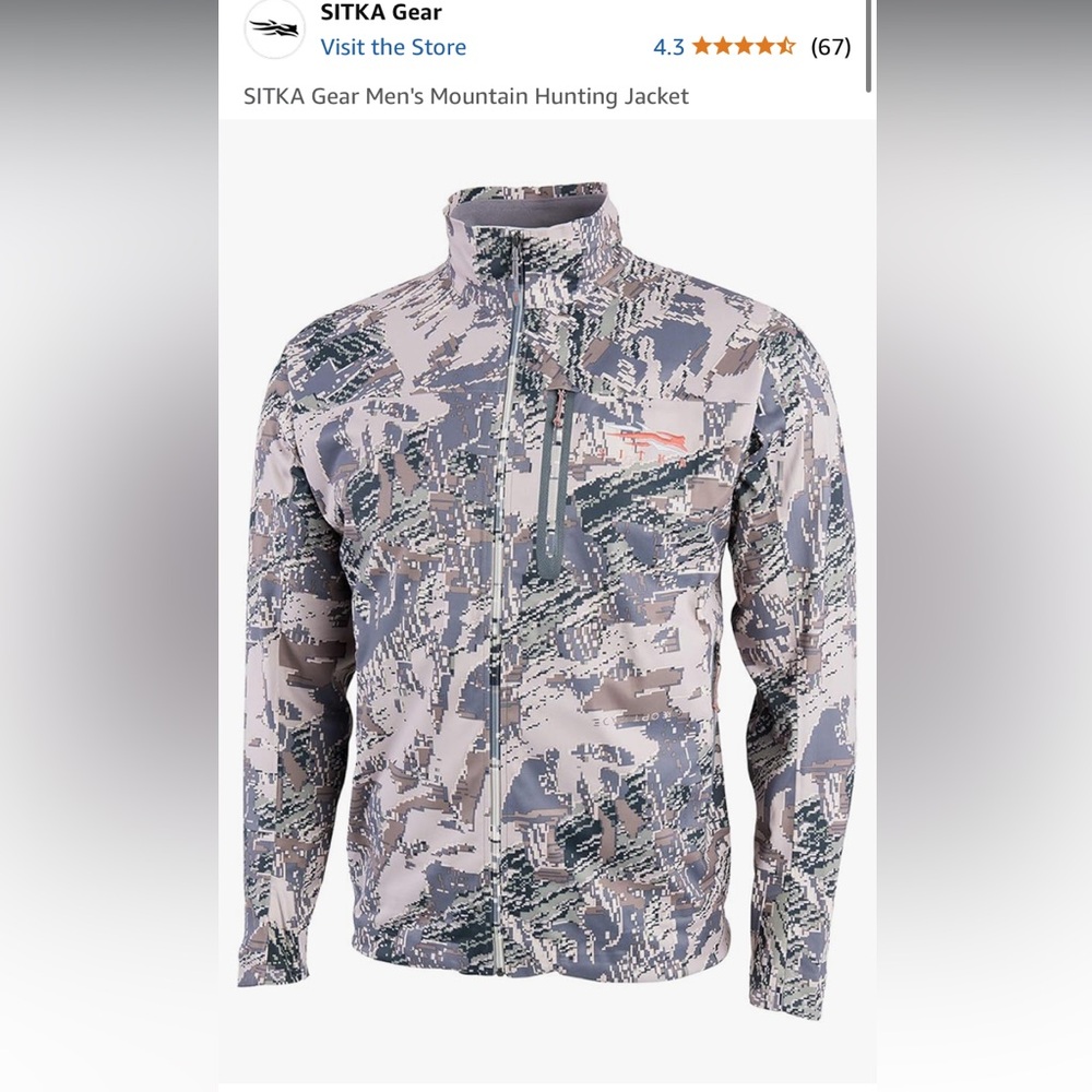 Sitka mountain jacket